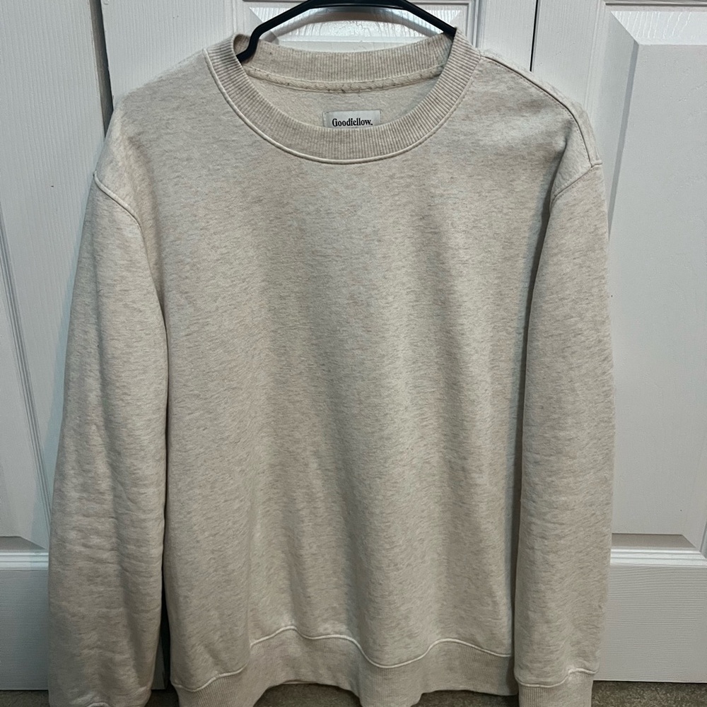 Goodfellow & Co Men's Light Gray Crewneck Sweater